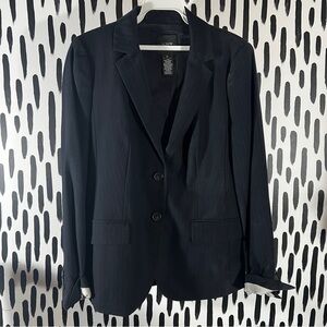 J.Crew Navy Pinstripe Super 120 blazer- size 6